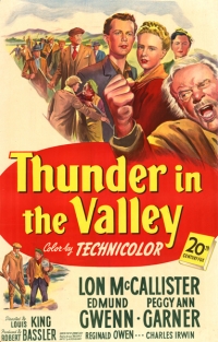 Thunder in the Valley - Plakaty