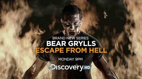 Bear Grylls: Escape from Hell - Carteles