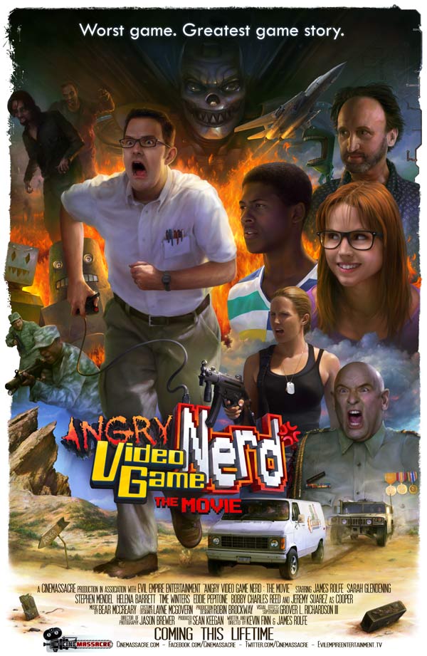 Angry Video Game Nerd: The Movie - Plakate