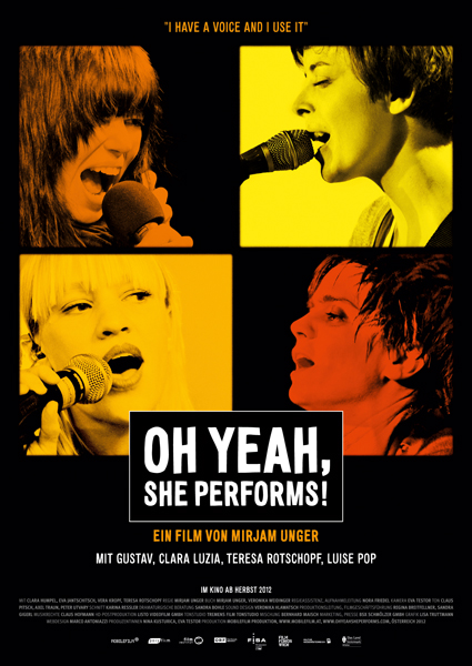 Oh Yeah, She Performs! - Plakate