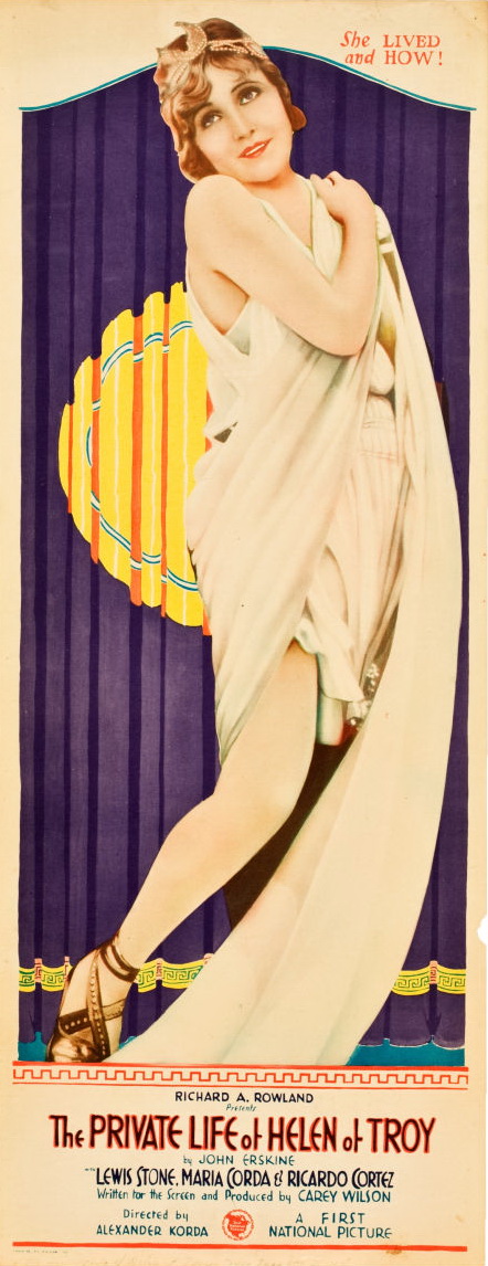 The Private Life of Helen of Troy - Affiches