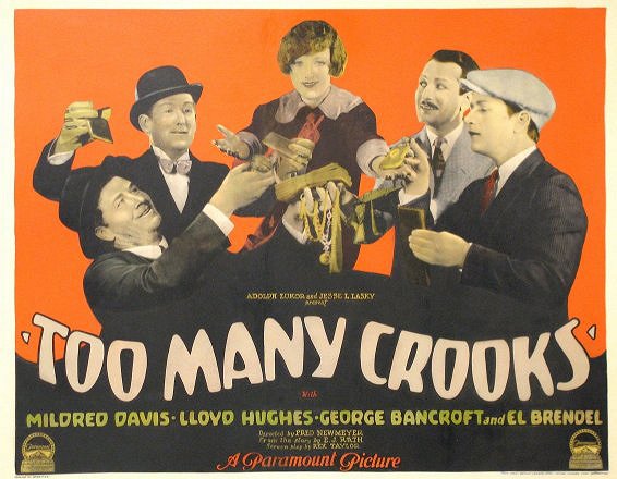 Too Many Crooks - Posters