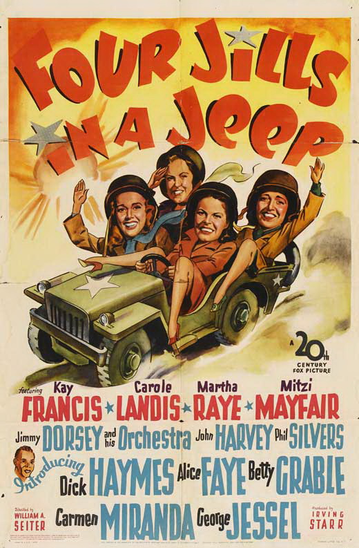 Four Jills in a Jeep - Julisteet