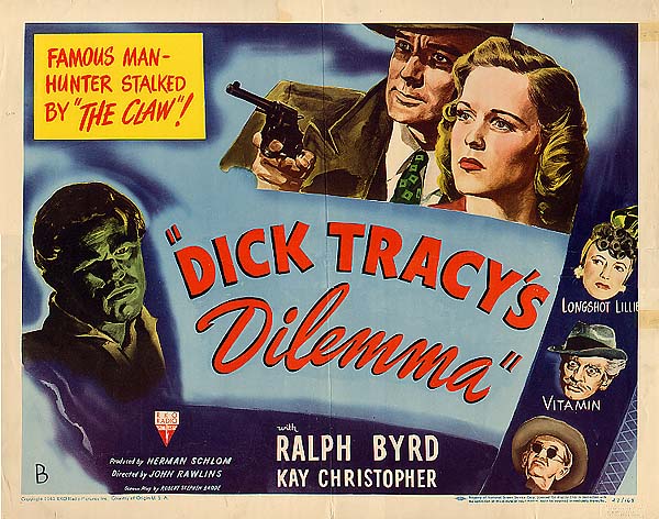 Dick Tracy's Dilemma - Julisteet