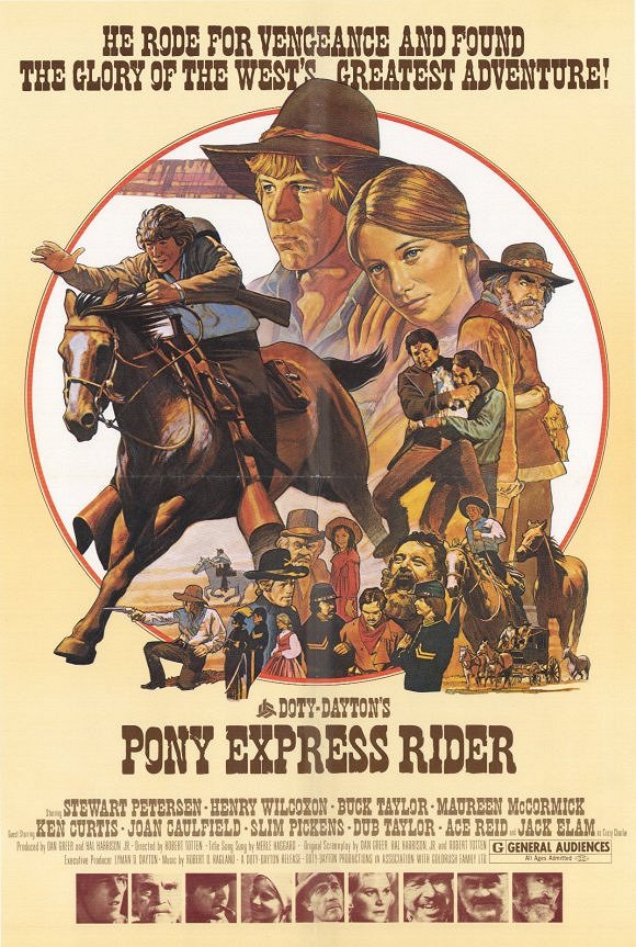 Pony Express Rider - Posters