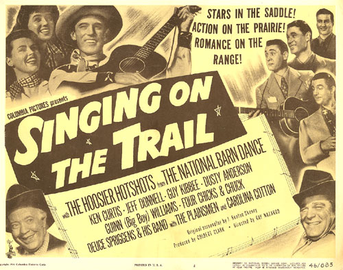 Singing on the Trail - Posters