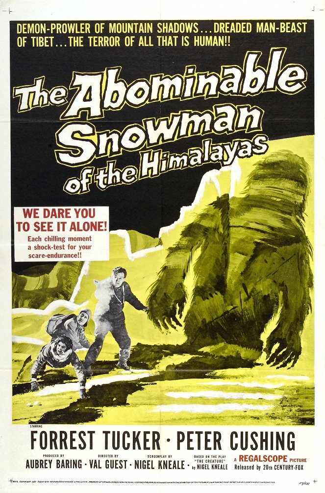 The Abominable Snowman of the Himalayas - Posters