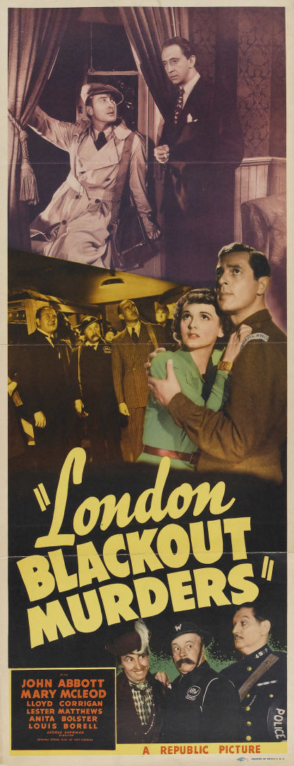 London Blackout Murders - Affiches