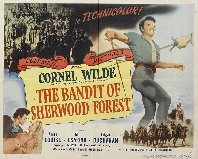 The Bandit of Sherwood Forest - Affiches