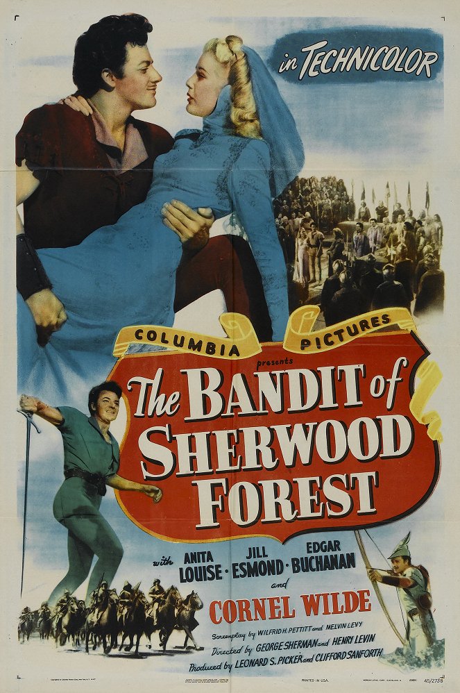 The Bandit of Sherwood Forest - Affiches