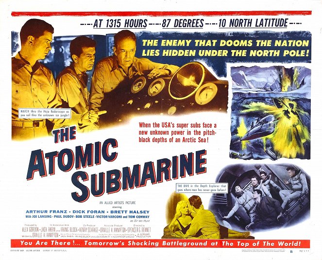 El submarino atómico - Carteles