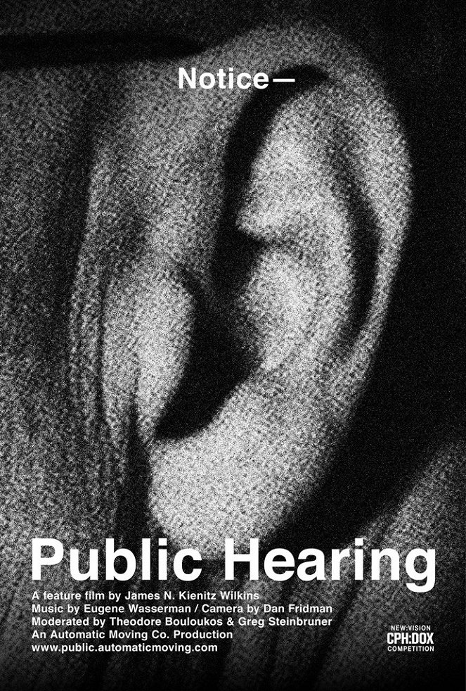 Veřejné slyšení - Plakáty