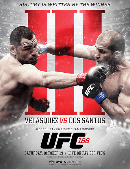 UFC 166: Velasquez vs. Dos Santos 3 - Plakate