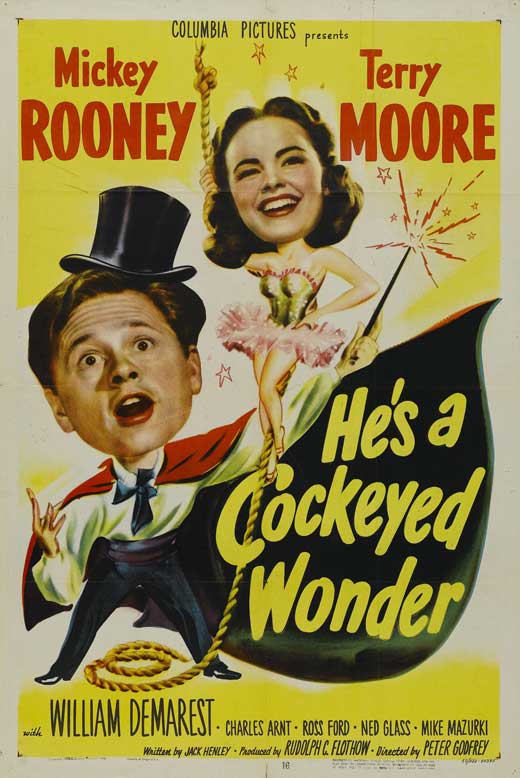 He's a Cockeyed Wonder - Affiches