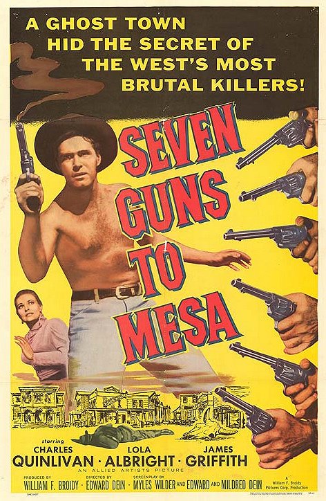 Seven Guns to Mesa - Plakaty