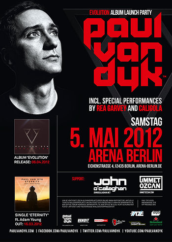 Paul Van Dyk: Evolution, Launch Event Berlin 2012 - Posters