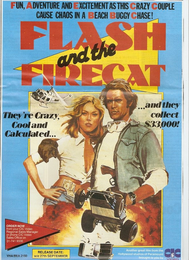 Flash and the Firecat - Affiches