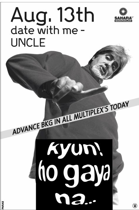 Kyun...! Ho Gaya Na - Plakátok