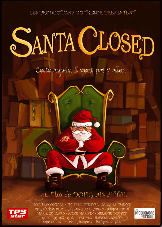 Santa Closed - Affiches