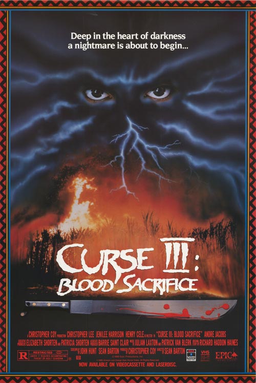 Curse III: Blood Sacrifice - Carteles