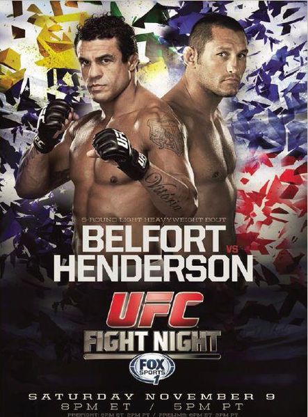 UFC Fight Night: Belfort vs. Henderson - Julisteet