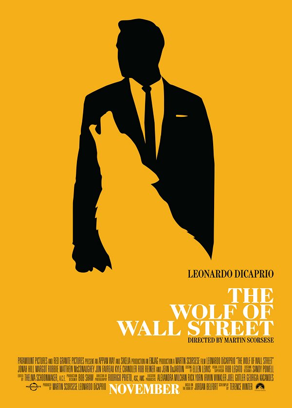 Vlk z Wall Street - Plakáty