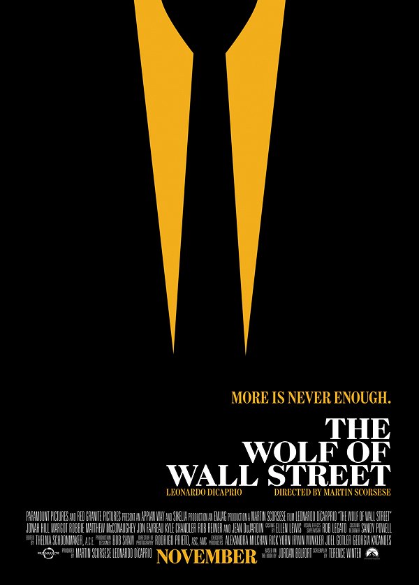 A Wall Street farkasa - Plakátok
