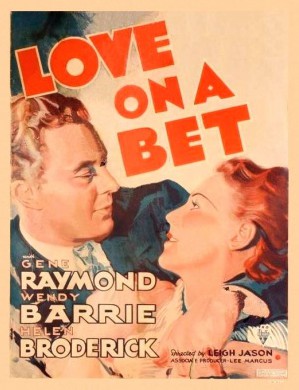 Love on a Bet - Posters
