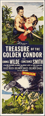 Treasure of the Golden Condor - Plakaty