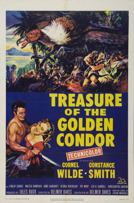 Treasure of the Golden Condor - Cartazes