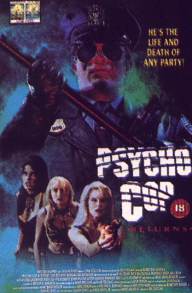 Psycho Cop - Carteles