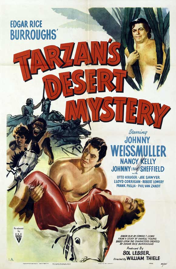 Tarzan's Desert Mystery - Cartazes