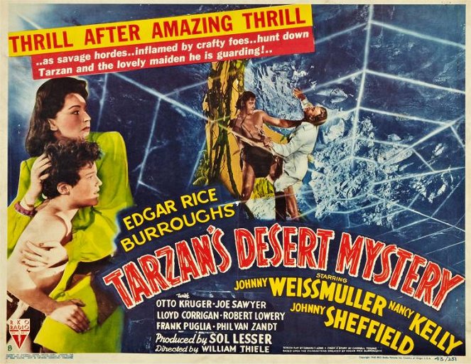 Tarzan's Desert Mystery - Plakáty