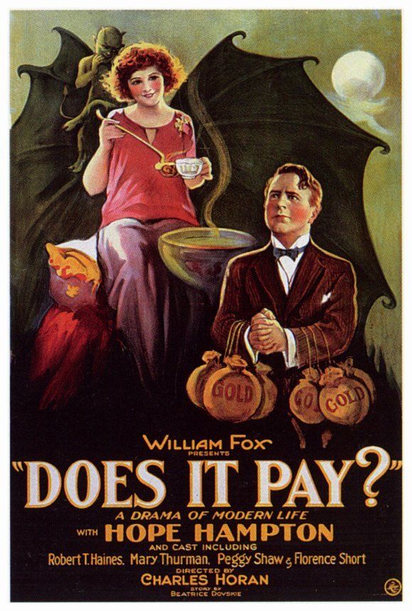 Does It Pay? - Affiches