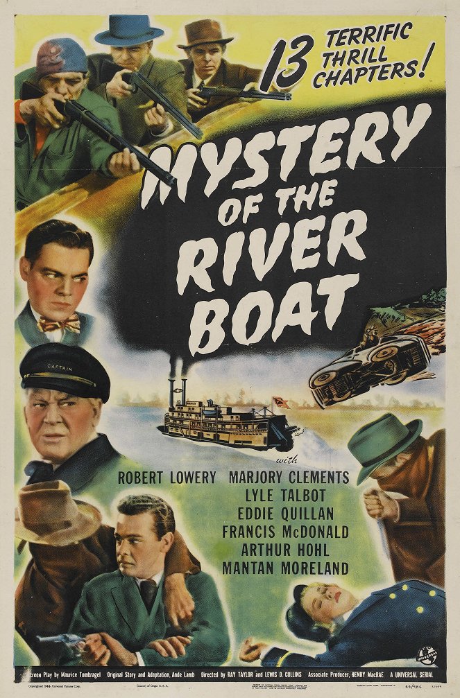 Mystery of the River Boat - Carteles