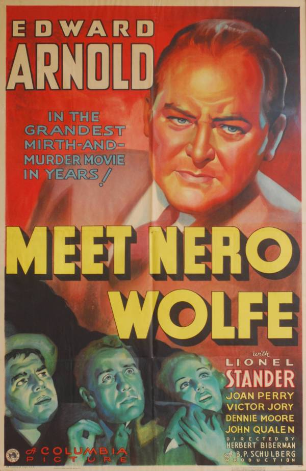 Meet Nero Wolfe - Plakate