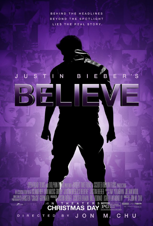 Justin Bieber's Believe - Affiches