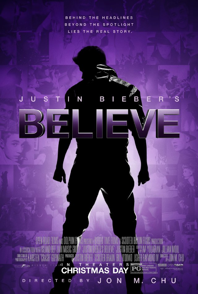 Justin Bieber's Believe - Julisteet