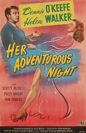 Her Adventurous Night - Plakaty
