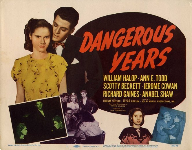 Dangerous Years - Plakáty