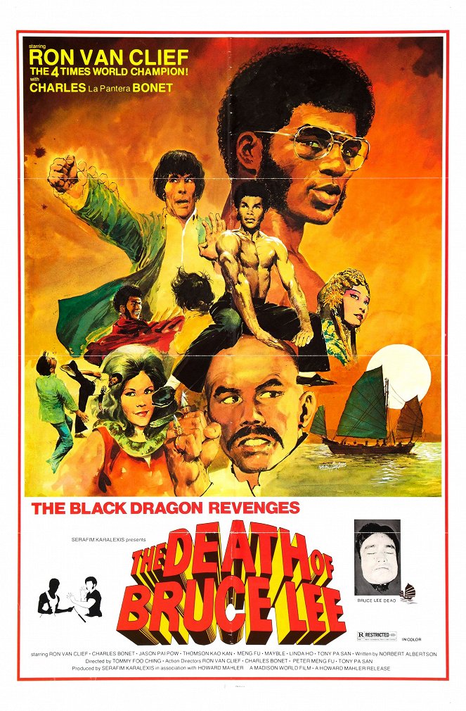 The Black Dragon Revenges the Death of Bruce Lee - Posters