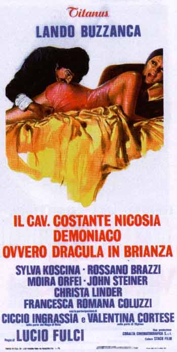 Il cav. Costante Nicosia demoniaco ovvero Dracula in brianza - Julisteet
