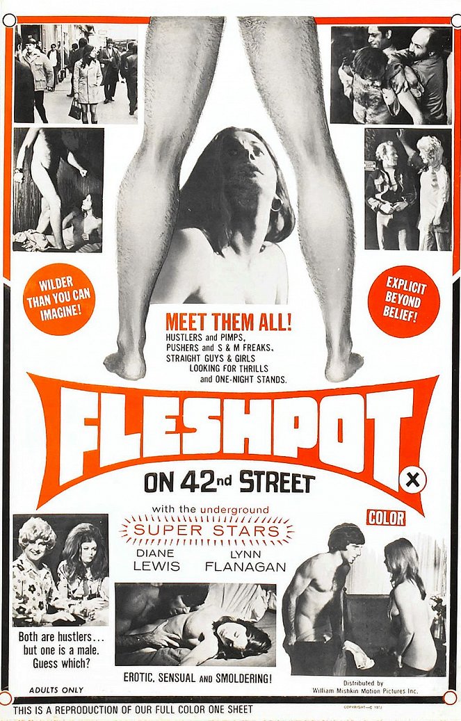 Fleshpot on 42nd Street - Affiches
