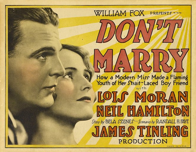 Don't Marry - Plakate