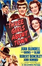 Three Girls About Town - Affiches