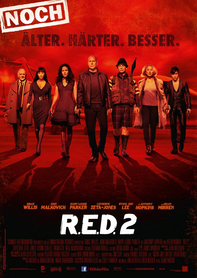 R.E.D. 2 - Plakate