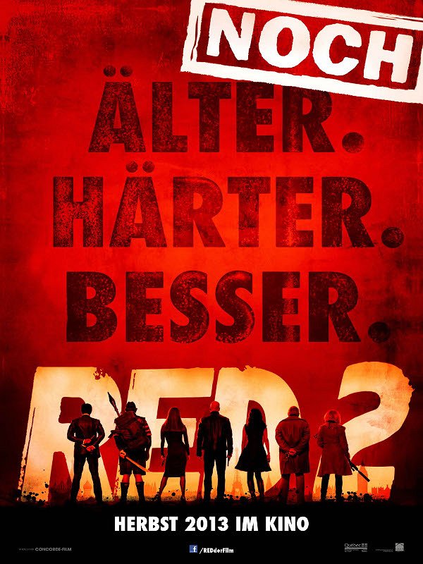 R.E.D. 2 - Noch älter. Härter. Besser. - Plakate