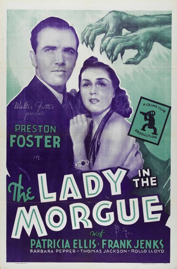 The Lady in the Morgue - Posters