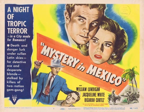Mystery in Mexico - Cartazes