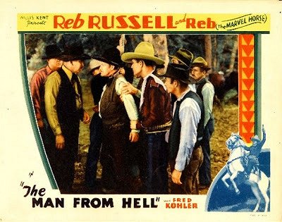 The Man from Hell - Affiches